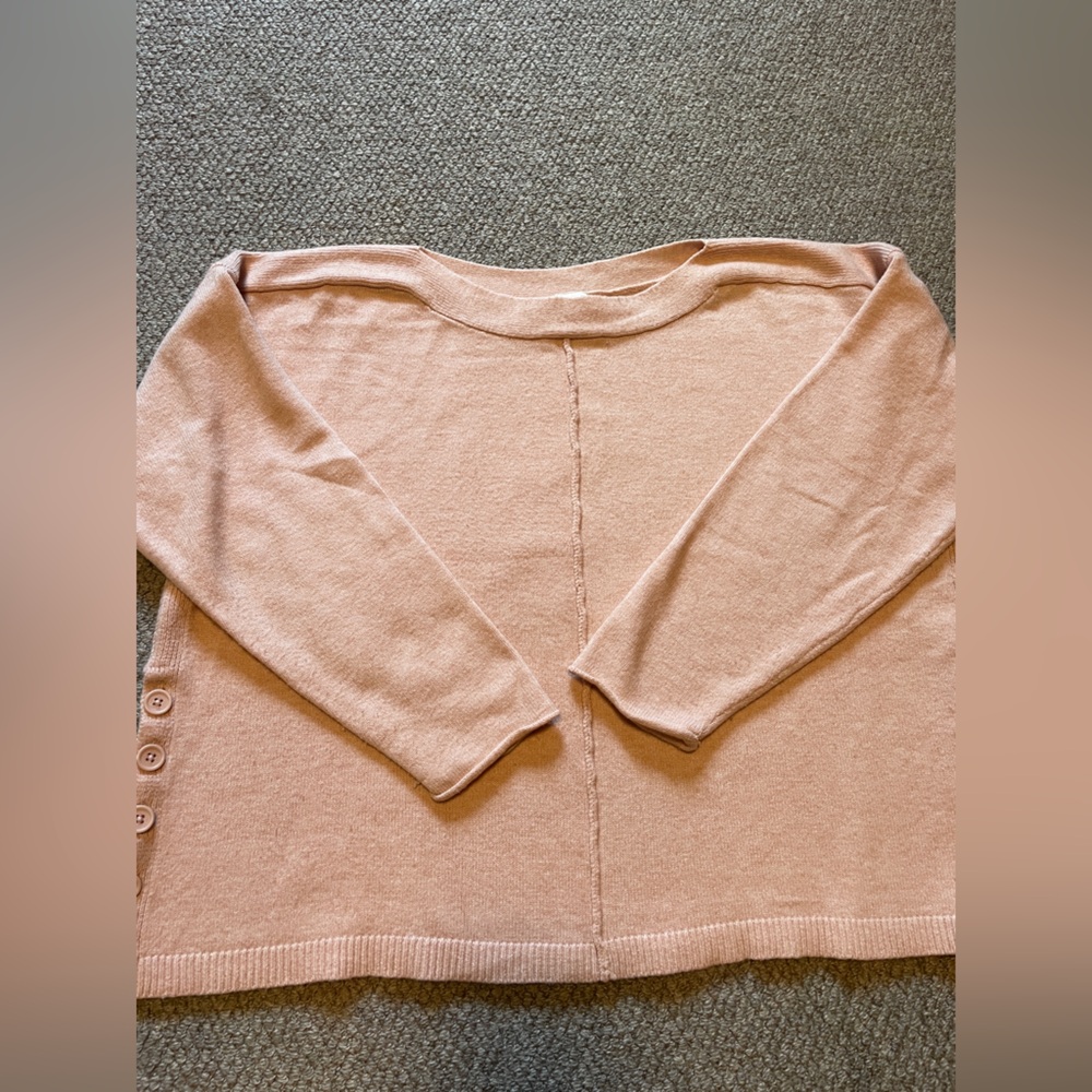 Pale Pink Oversized Sweater